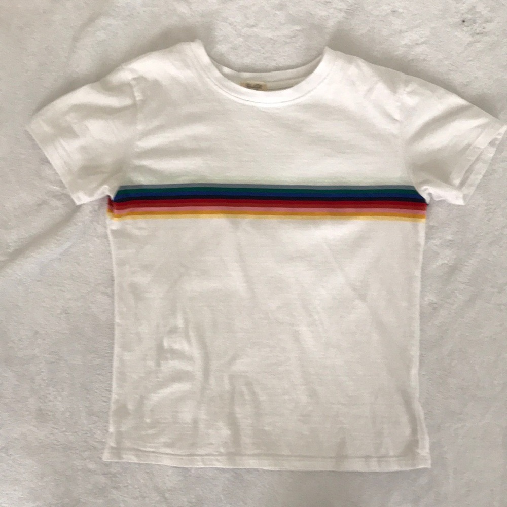 Brandy Melville Janie rainbow top